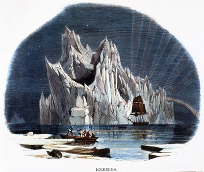 हिमशैल, प्रकृति के घटना से, 1849 द्वारा जोशिया वुड व्हिम्पर