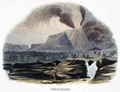 ज्वालामुखी, प्रकृति के घटना से, 1849 द्वारा जोशिया वुड व्हिम्पर