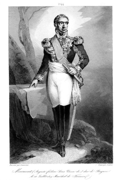 अगस्टे फ्रेडरिक लुइस विसे डे मारमोंट 1774-852, रागुसा के ड्यूक और फ्रांस के मार्शल, 1839। द्वारा जौबर्ट