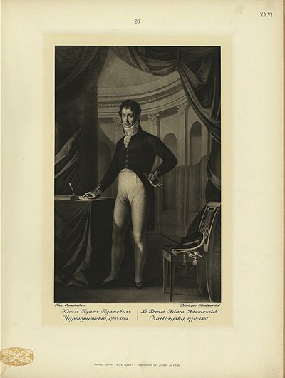 प्रिंस एडम जेरज़ी कर्टोरिस्की 1770-1861 द्वारा जोज़ेफ़ ओलेस्क्विइक्ज़