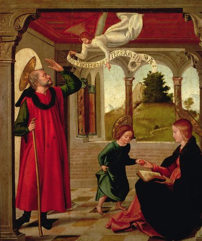 द होली फैमिली, c.1535 द्वारा जुआन डी बोर्गोना