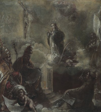 बेदाग गर्भाधान का वर्जिन, 1675-85 द्वारा जुआन डे वैलेड्स लील