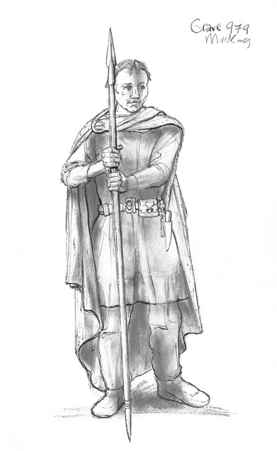 एंग्लो-सैक्सन मैन, c5th-10th सदी, c1990-2010 द्वारा जूडिथ डोबी
