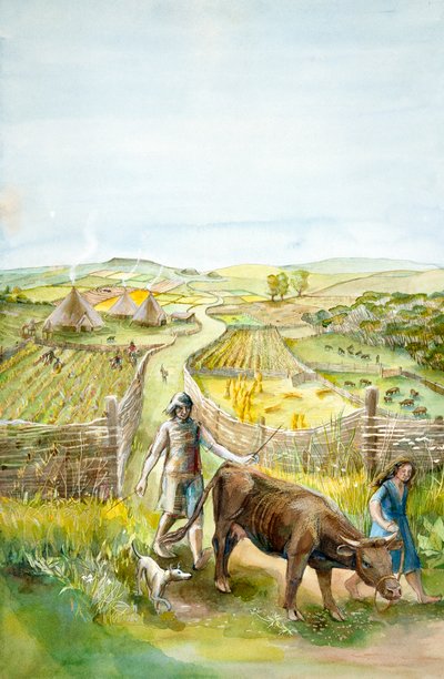 ग्रामीण परिदृश्य, 2000BC, c1990-2010 द्वारा जूडिथ डोबी