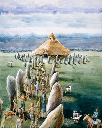 अभयारण्य, एवेबरी, तीसरी सहस्राब्दी ईसा पूर्व, c1990-2010 द्वारा जूडिथ डोबी