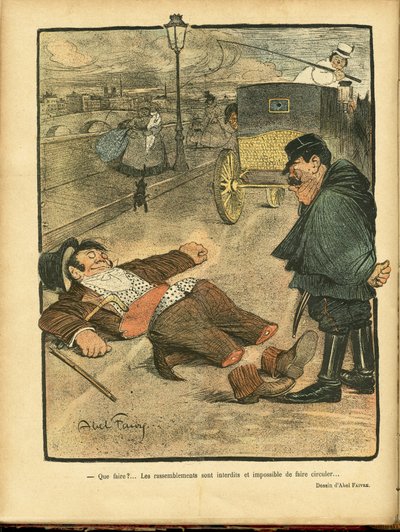 ले रीरे में एबेल फेवरे का चित्रण (1867-1945) द्वारा जूल्स हाबिल फैवरे