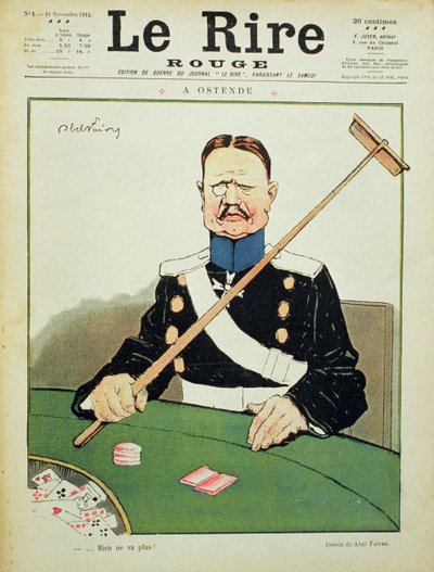 कुछ नहीं जाता ’, L द रेड लाफ्टर’ का फ्रंट कवर, 21 नवंबर 1915 द्वारा जूल्स हाबिल फैवरे
