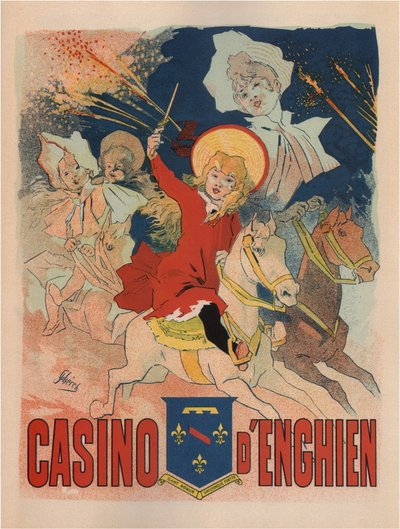 Enghien . का कैसीनो द्वारा जूल्स चेरी