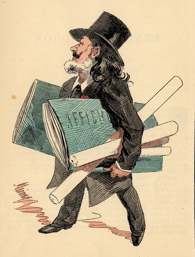 लेस होम्स टुडे का कवर, संख्या 299 - मेनड्रोन अर्नेस्ट (1838-1907) (उत्कीर्णन) द्वारा जूल्स चेरी