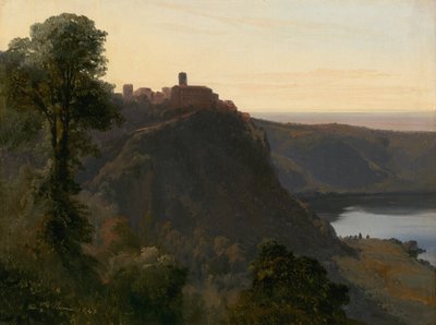 नेमी झील का दृश्य, 1843। द्वारा जूल्स कोइनेट