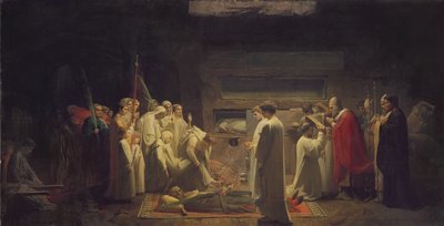1855 में कैटाकॉम्ब्स में शहीद द्वारा जूल्स यूजीन लेनपेवु