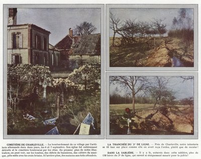 शार्लेविले का कब्रिस्तान, द लाइन ऑफ द 2nd ऑफ लाइन, इन सबलीयर द्वारा Jules Gervais Courtellemont