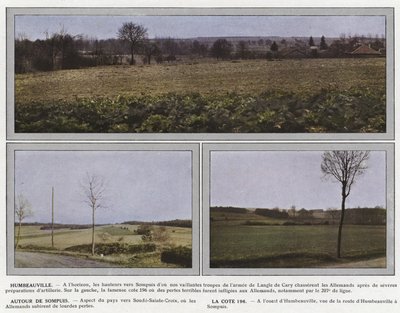 हंबेविले, सोमपोस के आसपास, कोटे 196 द्वारा Jules Gervais-Courtellemont