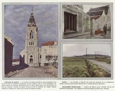 द चर्च ऑफ बारसी, बारसी, ट्रेंचेस फ्रैंकेइस द्वारा Jules Gervais-Courtellemont