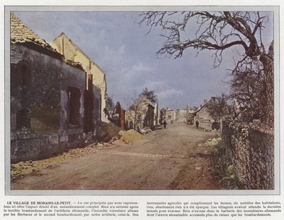 मोरेंस-ले-पेटिट का गांव द्वारा Jules Gervais Courtellemont
