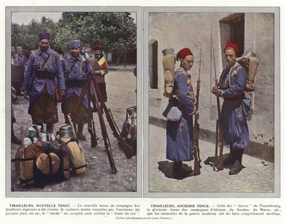 Skirmishers, नई पोशाक, Skirmishers, पुराने पोशाक द्वारा Jules Gervais Courtellemont