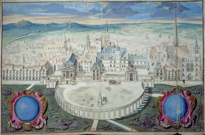 1698 में मैन्सर्ट द्वारा बहाली से पहले दीजोन में ड्यूक ऑफ बरगंडी का महल द्वारा जूल्स हरदौइन मैन्सर्ट