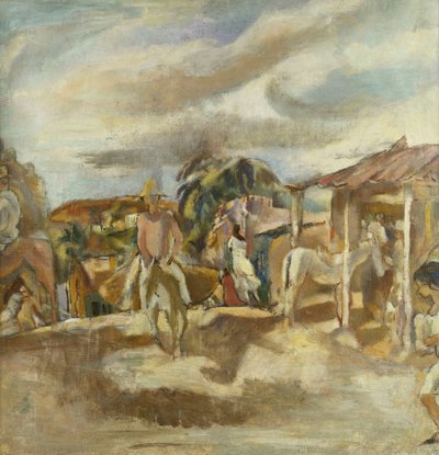 क्यूबा गांव; क्यूबा गांव, c.1917-1918 द्वारा जूल्स पास्किन