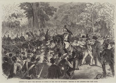 Bois de Boulogne, Seizure of the Assassin में रूस के सम्राट को गोली मारने का प्रयास द्वारा जूल्स पेल्कोक