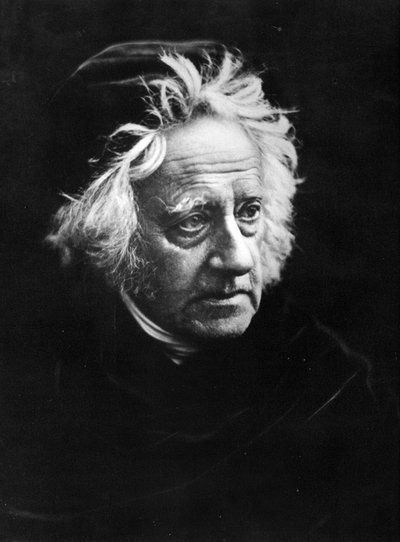 सर जॉन फ्रेडरिक विलियम हर्शल, 1867 (एल्बम प्रिंट) द्वारा Julia Margaret Cameron
