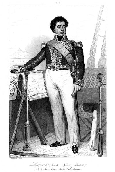 गाइ-विक्टर डुपररे 1775-1846, फ्रांसीसी एडमिरल, 1839। द्वारा जूलियन लियोपोल्ड बोइली