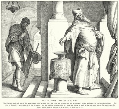फरीसी और पब्लिकन (उत्कीर्णन) द्वारा जूलियस (बाद में) श्नोरर वॉन कैरोलसफील्ड