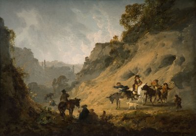 एक रेस, 1792 के साथ जिप्सियां द्वारा जूलियस सीजर इबेट्सन