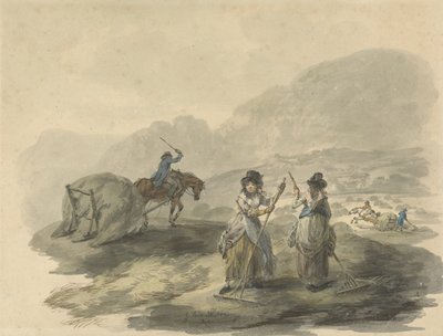 हेमिंग, 1792 (कागज पर ग्रेफाइट के साथ कलम और स्याही) द्वारा जूलियस सीजर इबेट्सन