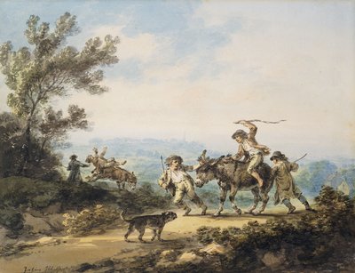 द रिकैलसिट्रेंट गधा, 1798 द्वारा जूलियस सीजर इबेट्सन