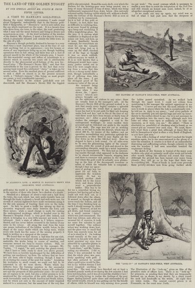 गोल्डन नगेट की भूमि, हन्नान के गोल्ड-फील्ड का दौरा द्वारा जूलियस मंडेस कीमत