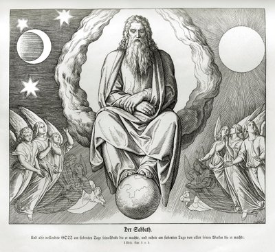 सृष्टि का सातवाँ दिन, उत्पत्ति द्वारा जूलियस श्नेरोर वॉन कैरोलसफेल्ड