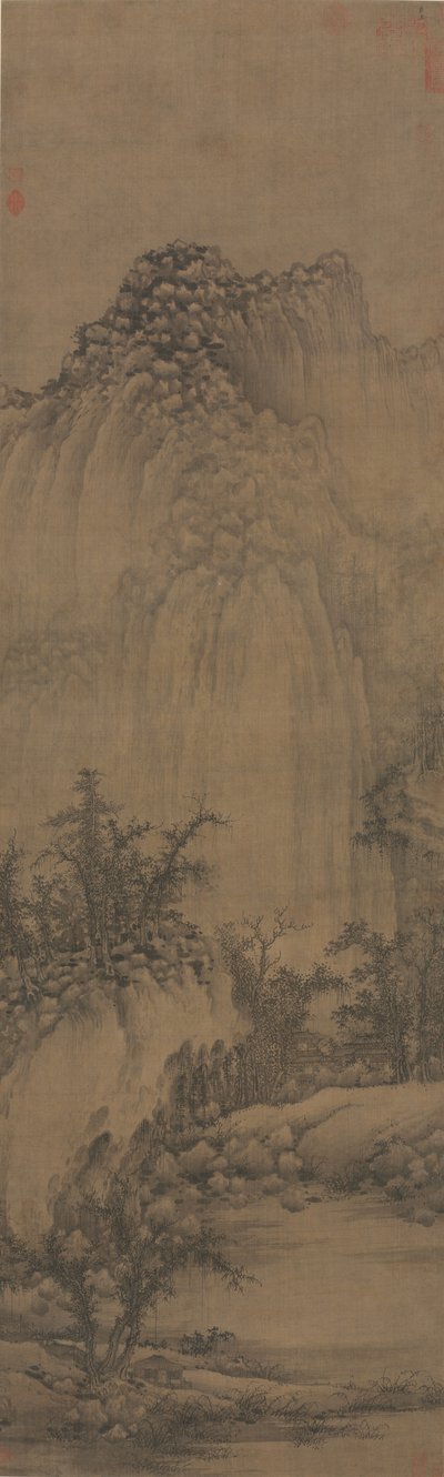 धारा और पर्वत द्वारा बौद्ध रिट्रीट, 960-985। द्वारा जुरानो