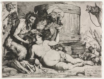 Silenus, 1628। द्वारा जुसेप डी रिबेरा