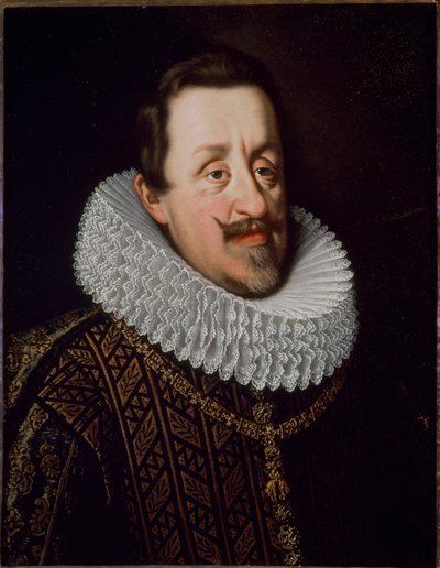 पवित्र साम्राज्य के सम्राट फर्डिनेंड द्वितीय का चित्र (1579-1637), जर्मन रोमन सम्राट" - फर्डिनेंड द्वितीय का चित्र, पवित्र रोमन सम्राट, हंगरी के राजा (1578-1637) (हाउस ऑफ हैब्सबर्ग) जस्टस सस्टरमैन्स द्वारा पेंटिंग (1597-1681) ) फ्लोरेंस, पिट्टी पैलेस द्वारा जस्टस सुस्टरमन्स