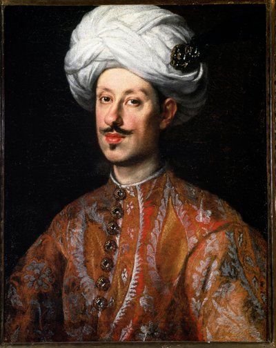 प्राच्य पोशाक में फर्डिनेंड डी मेडिसी (फर्डिनेंड डी मेडिसिस 2) (1610-1670) का 2 चित्र जस्ट सस्टरमैन द्वारा पेंटिंग (1597-1681) 17 वीं शताब्दी का फ्लोरेंस, पिट्टी पैलेस द्वारा जस्टस सुस्टरमन्स