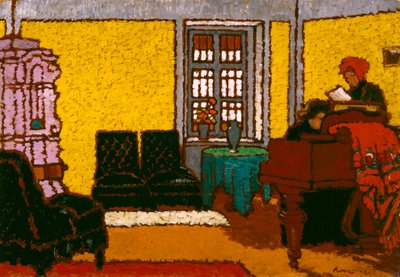 इंटीरियर, 1909 (कार्डबोर्ड पर तेल) द्वारा जोसेफ रिपल रोनाई