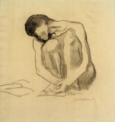 K.Kollwitz, महिला नग्न नग्न द्वारा कैथ कोलविट्ज़