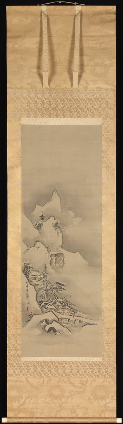 शीतकालीन परिदृश्य, 1662. द्वारा कानो तान्यो