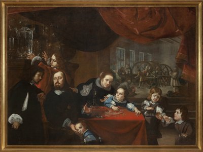 डायोनिसियो मिसरोनी (1607-1661) और उनका परिवार द्वारा कारेल arelक्रेटा
