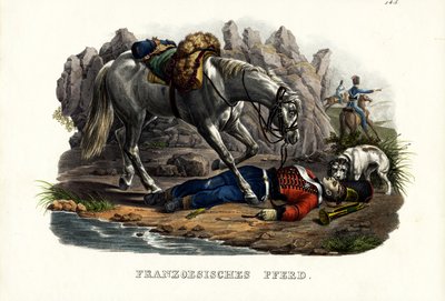 फ्रांसीसी घोड़ा, 1824 द्वारा कार्ल जोसेफ ब्रोड्टमैन