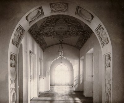 1910 के रूस के सेंट पीटर्सबर्ग में इंपीरियल पुश्किन लिसेयुम का संग्रहालय। द्वारा कार्ल कुबेस्च