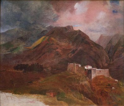 1849-1850 में मदीरा द्वीप पर स्थित पीक किला द्वारा कार्ल पावलोविच ब्रायलोव