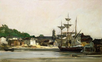 होनफेलुर में हार्बर द्वारा Karl Pierre Daubigny