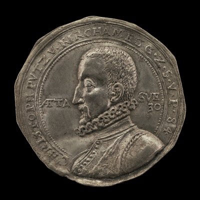 क्रिस्टोफ़ पुत्ज़ वॉन किरचामेग, मिंट मास्टर इन प्राग 1590, 1584। द्वारा कार्ल वॉन बीबरस्टीन