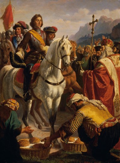 1697 में प्रिंस यूजीन की बोस्निया जाने वाली ट्रेन द्वारा कार्ल वॉन ब्लास