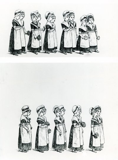 चैरिटी बच्चे, c.1880 (उत्कीर्णन) द्वारा केट ग्रीनवे