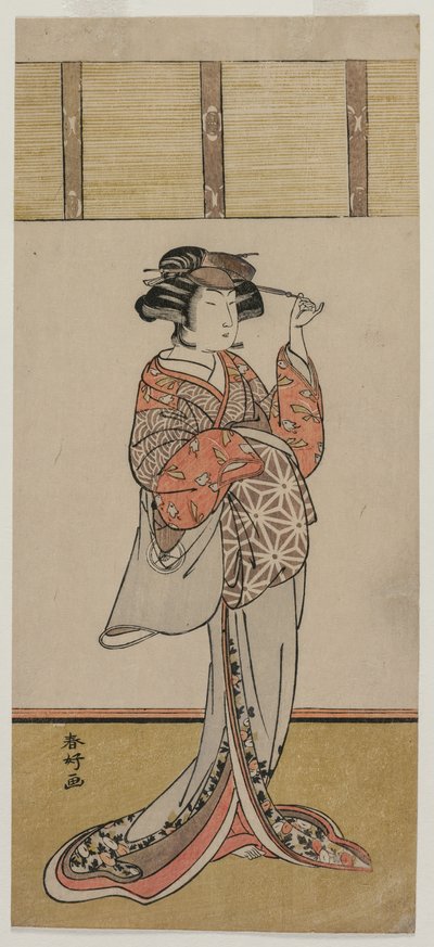 Iwai Hanshiro IV के रूप में ओइसो नो तोरा, सी। मिड-1770s। द्वारा कटसुकावा शुनको