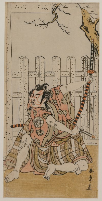 इचिमुरा उज़ोमोन IX, उमेमारु के रूप में, 1770 के मध्य में। द्वारा कटसुकावा शुंशु