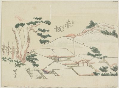 अकासाका, 1799-1802 द्वारा कत्सुशिका होकुसाई