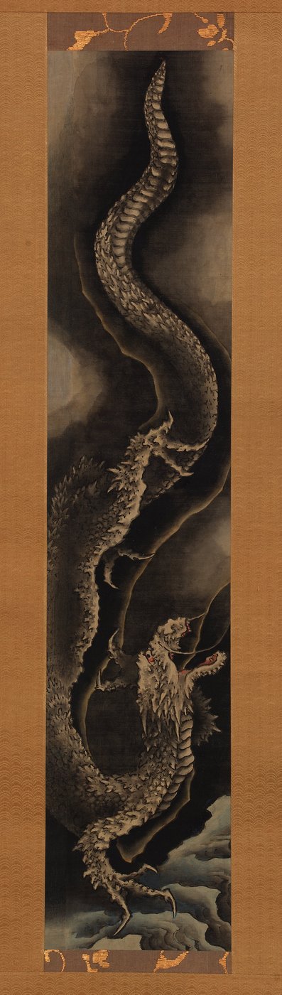 उतरते अजगर द्वारा Katsushika Hokusai